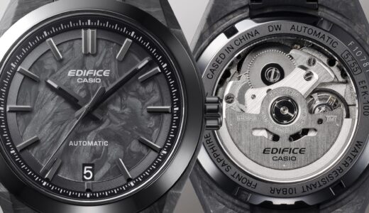 カシオ初のメカニカル（機械式）腕時計登場